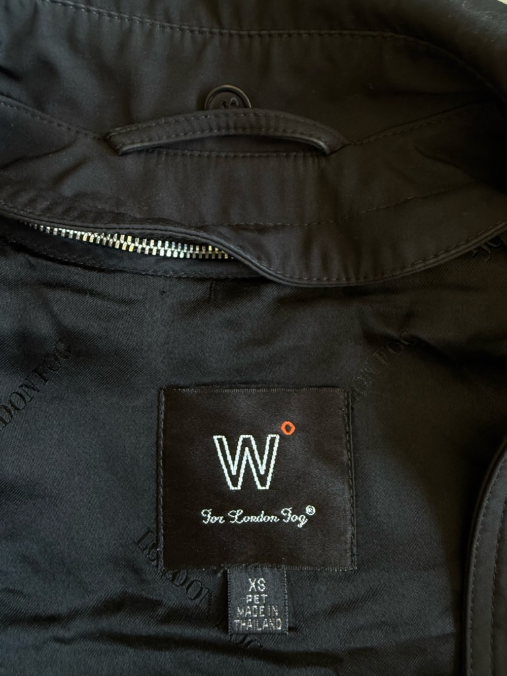 London Fog / Midweight Trench Coat / black - Picture 6 of 13